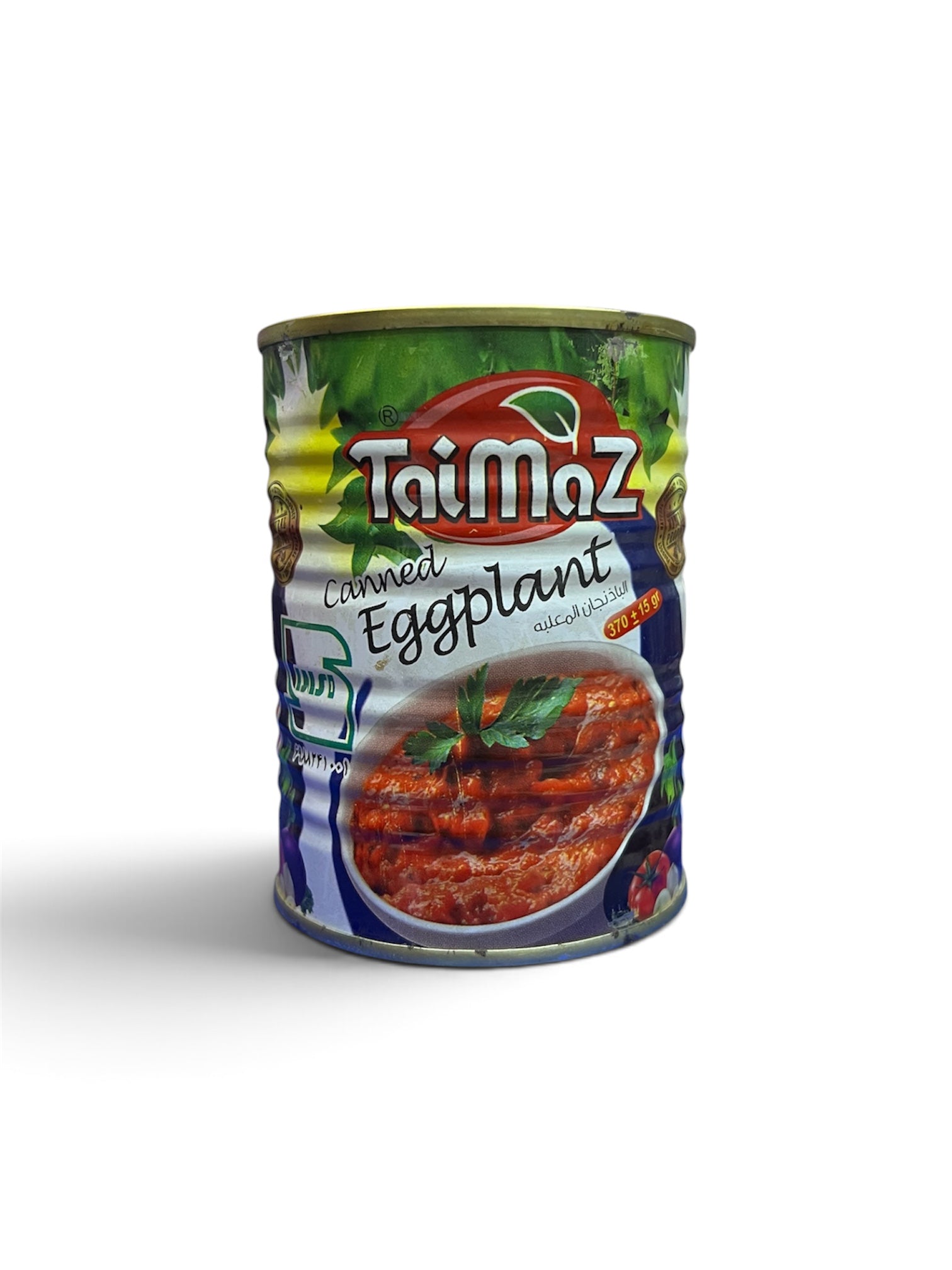 Taimaz canned Eggplant with some premium quality and Taste (390 grams)