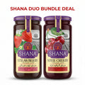 Shana Jam Duo Bundle – Authentic Strawberry & Sour Cherry Preserve Set (2 x 290g) – Traditional Homemade Taste