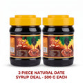 Golden Bee Natural Date Syrup Premium 2-Piece Value Bundle Rich Authentic Persian Fruit Extract - 500G EACH