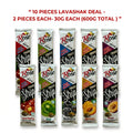 Rose Tala Premium Fruit Strip Bundle - 10-Piece Variety Pack (2 of Each Flavor) | 100% Natural Persian Lavashak - 30G EACH