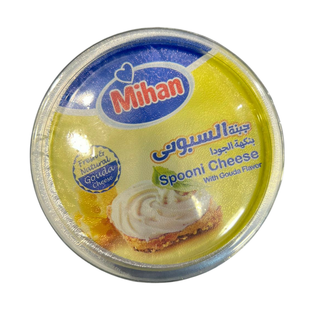 Mihan Spooni Spreadable Gouda Cheese – Premium Fresh & Natural Creamy Spread (110g)