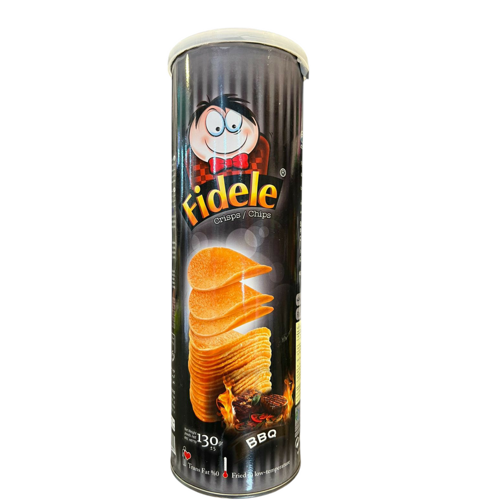 Fidele Gourmet Potato Crisps Duo Bundle – BBQ + Mushroom & Cream,(2 x 130g)