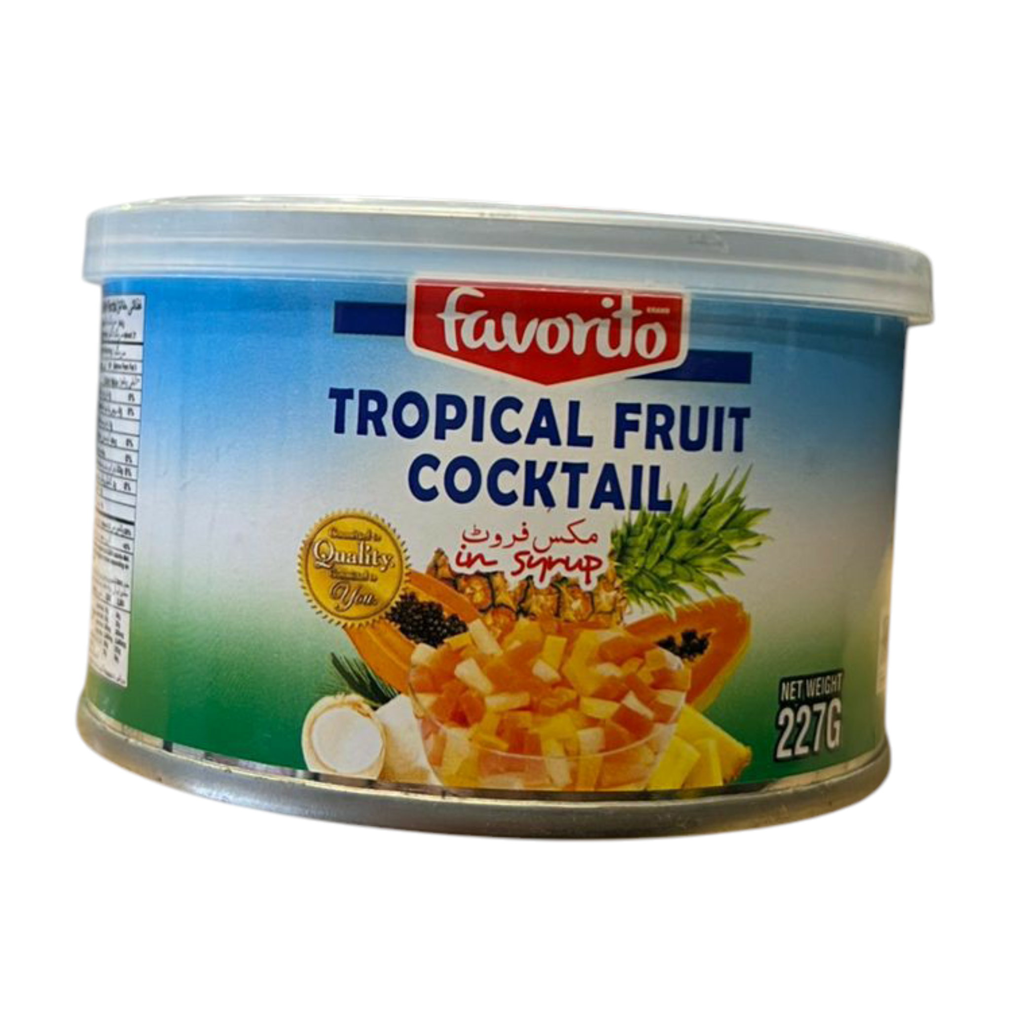 Favorito Tropical Fruit Cocktail in Syrup | Exotic Mixed Fruit Medley - 227g