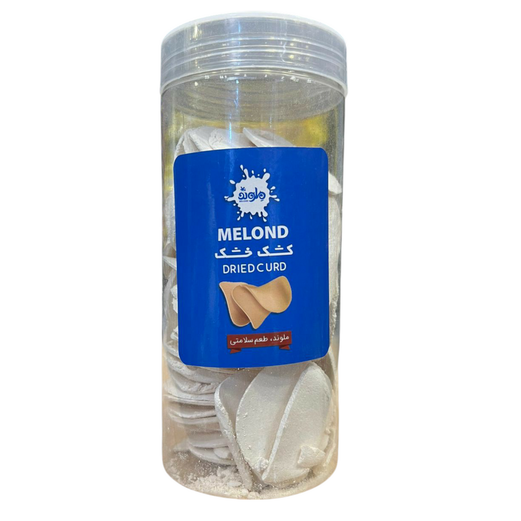 Melond Authentic Iranian Dried Curd (Kashk) – High-Protein Traditional Superfood Snack 250G