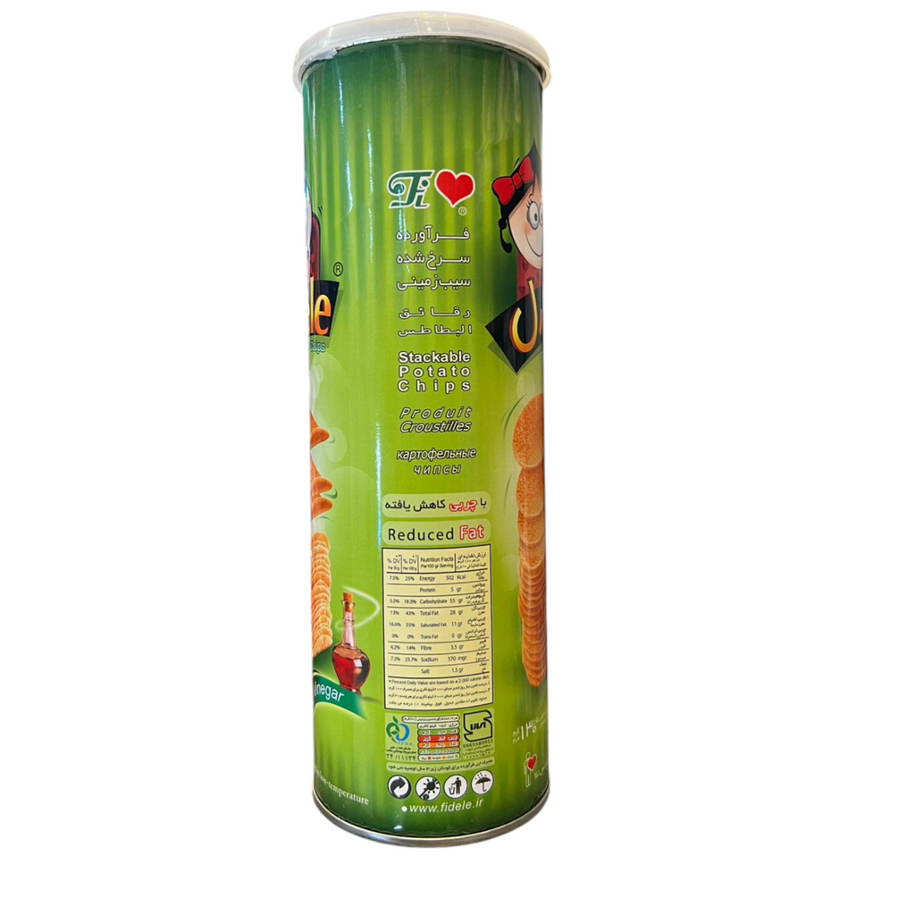 Fidele Potato Crisps Duo Bundle – Pizza + Zesty Vinegar (2 x 130g)