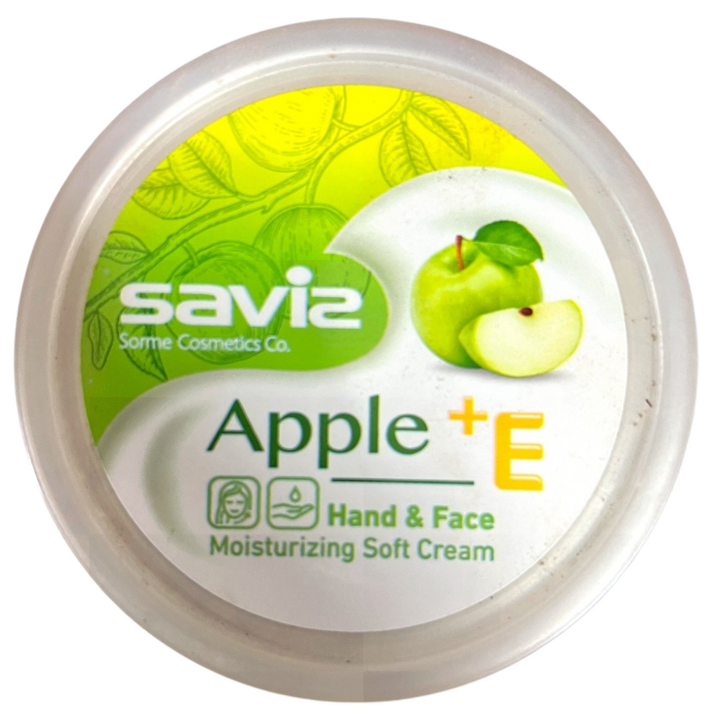 Savia Apple + Vitamin E Moisturizing Soft Cream | Fast-Absorbing Hand & Face Hydration (180g)