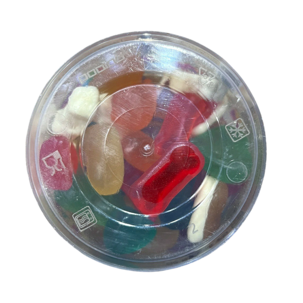 Jel Jelleh Premium Fruity Jelly Gums (150g) – Assorted Fruit Shapes & Flavors | Soft, Chewy Halal Gelatin Treats