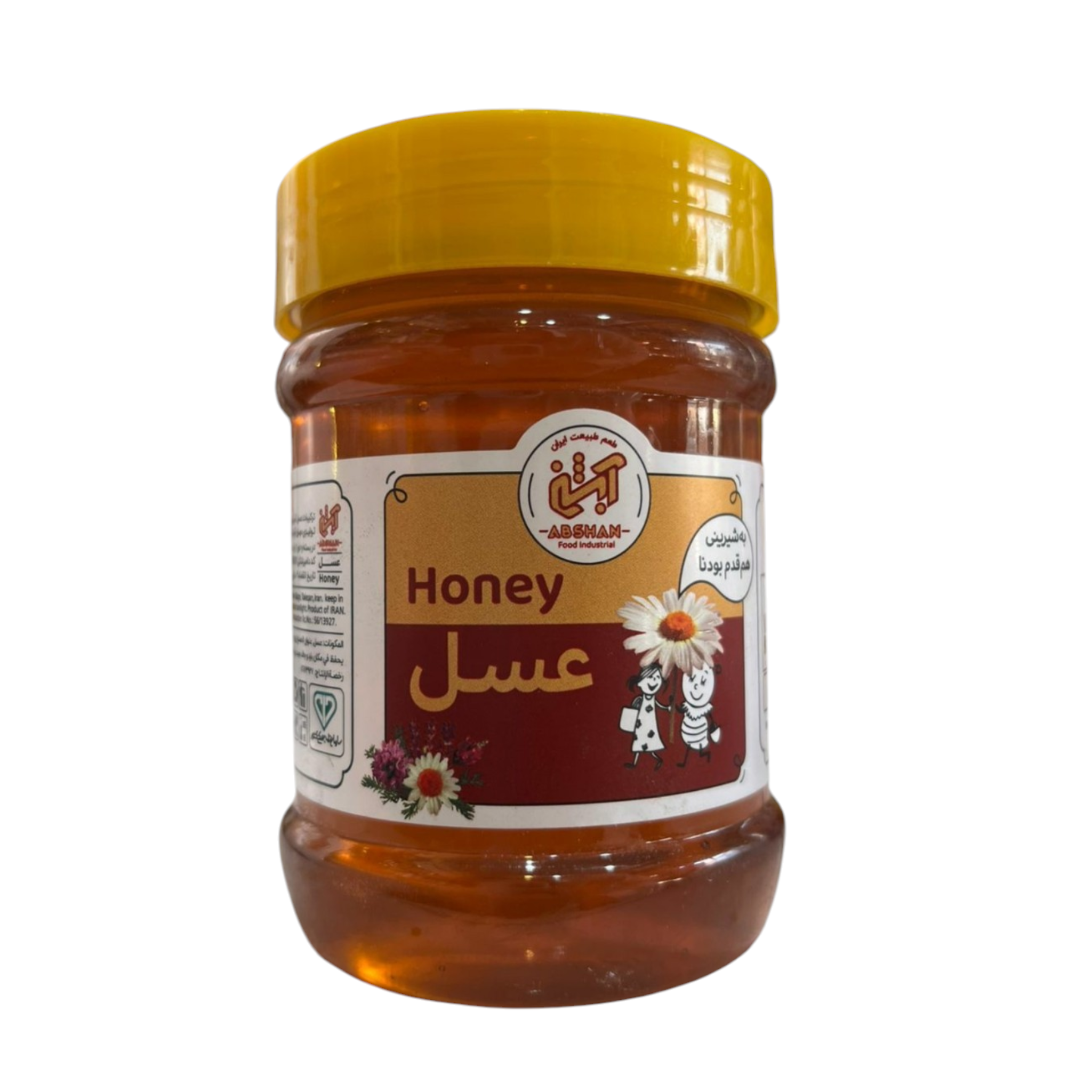 Premium Persian Abshan Natural Honey – 100% Pure Raw Mountain Nectar (550g) | Premium Grade Halal Honey for Natural Wellness