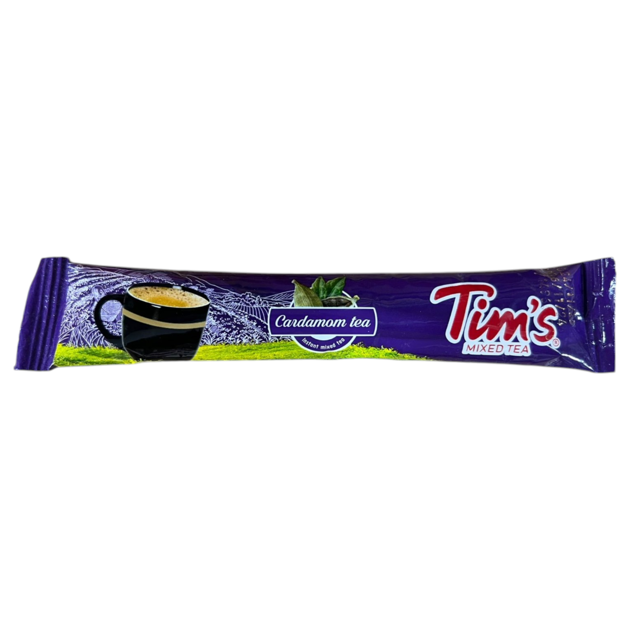 Tim's Premium Instant Cardamom Tea Mix – Authentic Masala Chai Style-25 G (Pack of 8 Sticks)
