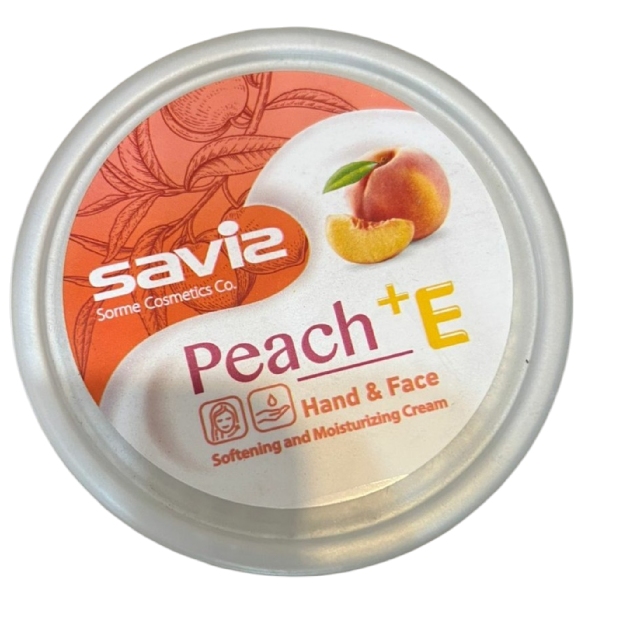 Saviz Peach & Vitamin E Face & Hand Cream | Deep Nourishment & Softening – 180g