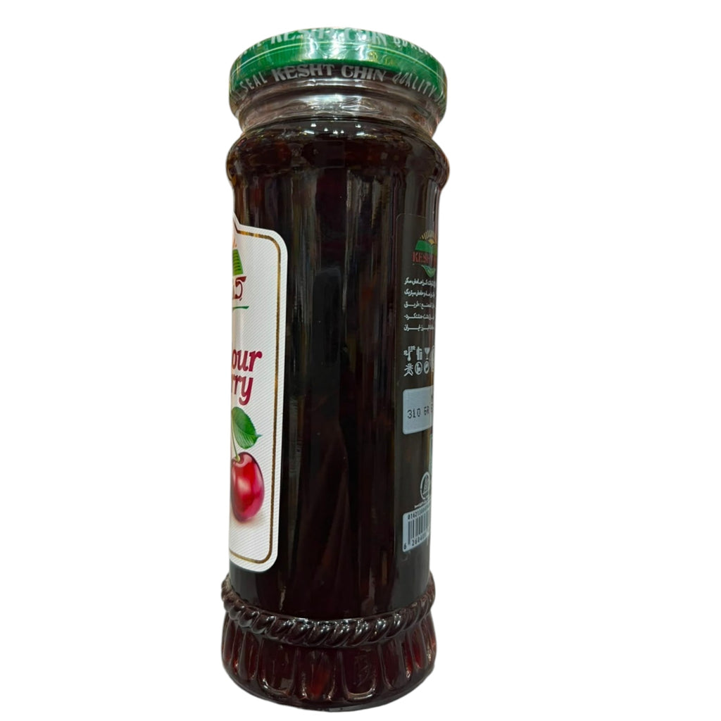 Kesht Chin Premium Sour Cherry Jam 310g – Authentic Tart Gourmet Preserve