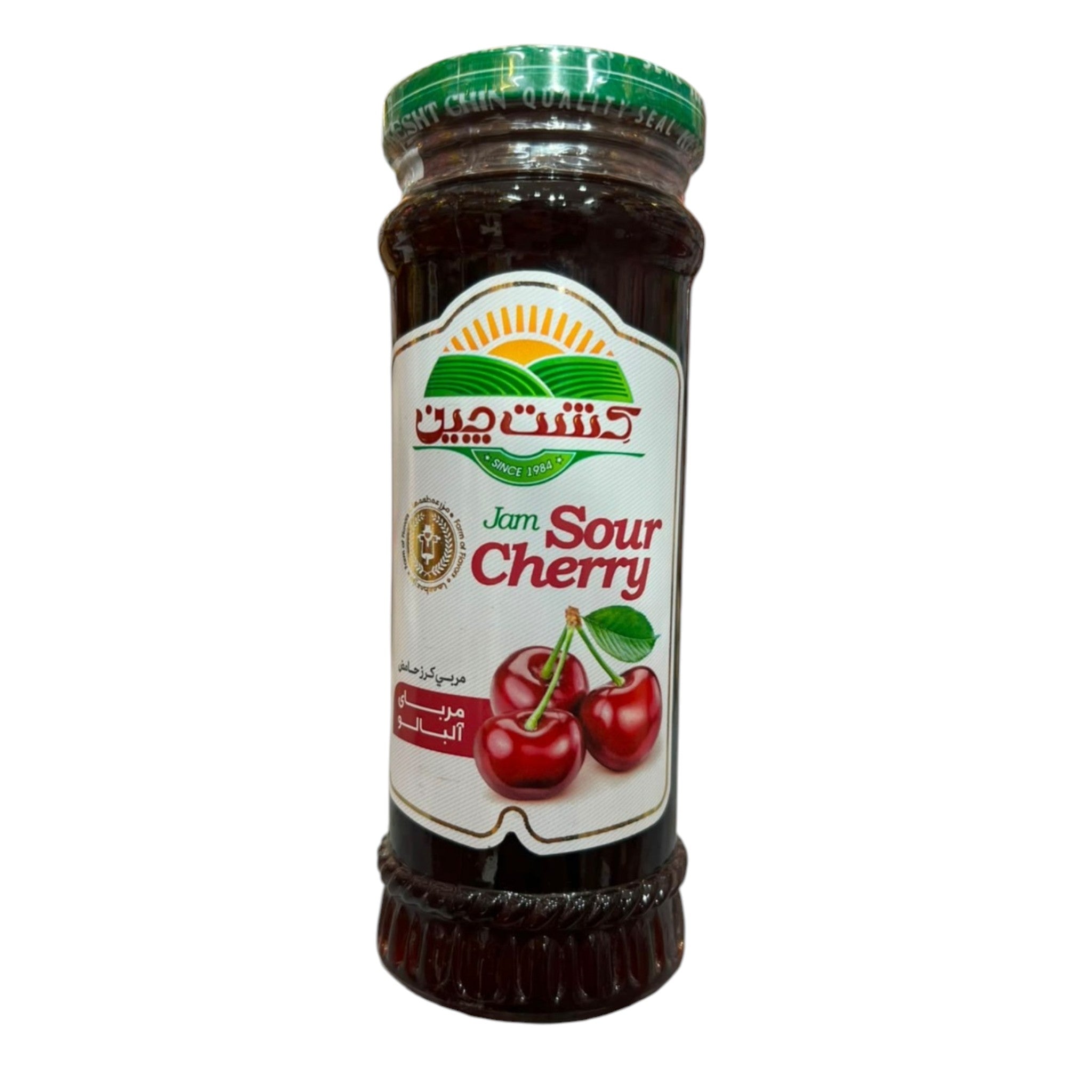 Kesht Chin Premium Sour Cherry Jam 310g – Authentic Tart Gourmet Preserve