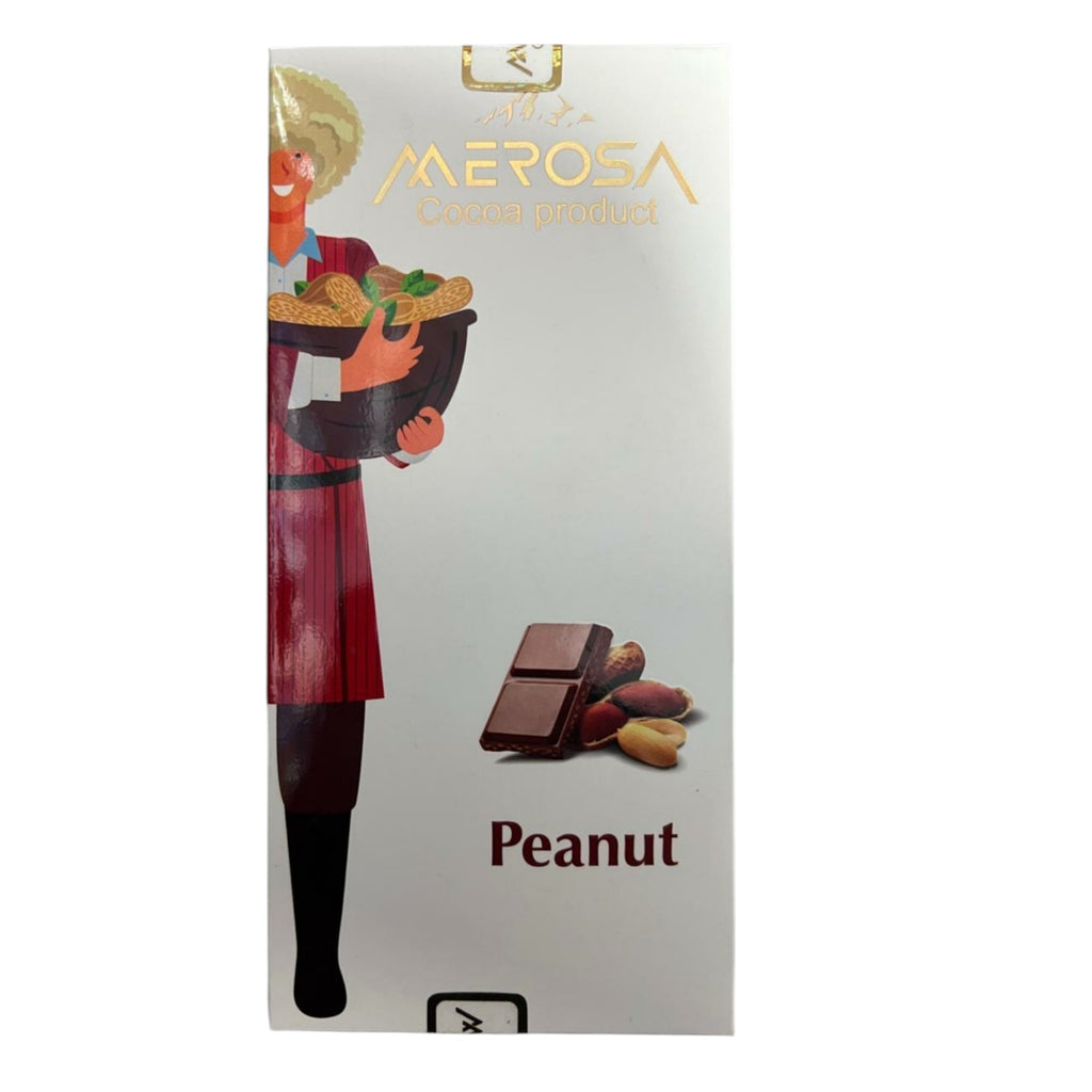 Merosa Premium Peanut Cocoa Block Bar – 90g
