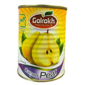 Golrokh Premium Canned Pear Halves in Light Syrup 350g - Made in Iran