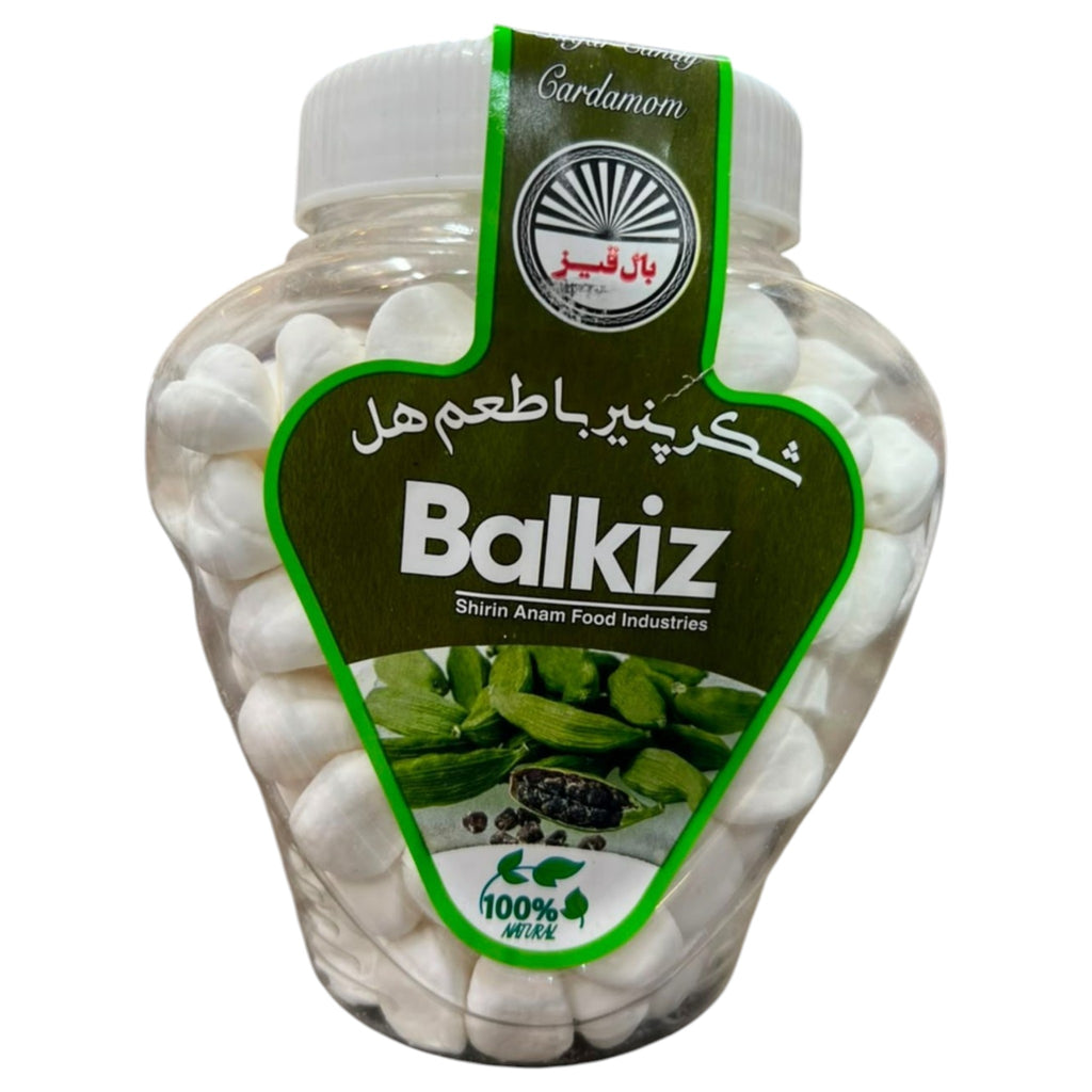 Balkiz Traditional Cardamom Sugar Candy (Shekar Panir) - Premium Iranian Sweet - 900 G