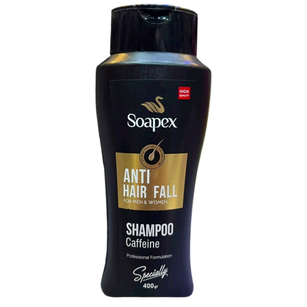 Soapex Anti Hair Fall Caffeine & Rosemary Shampoo 400g - Strengthening Formula for Men & Women