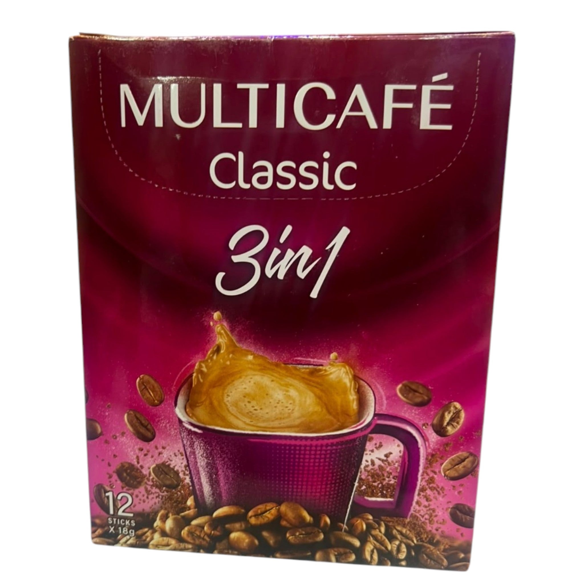 Multicafé Classic 3 in 1 Instant Coffee Mix 216g (12 Sticks x 18g)