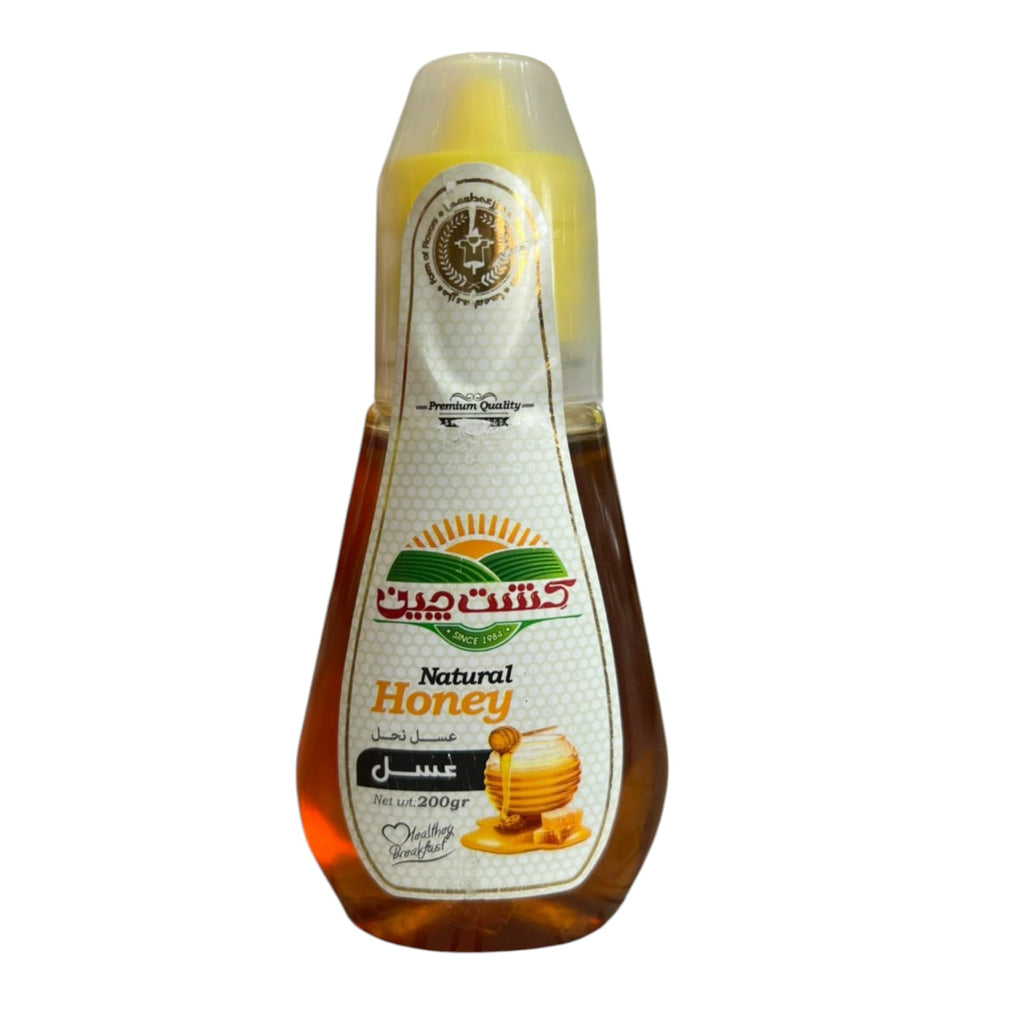 Kesht Chin Premium Natural Honey – 100% Pure Mess-Free Squeeze Bottle (200g) | Raw Golden Nectar for Healthy Breakfasts