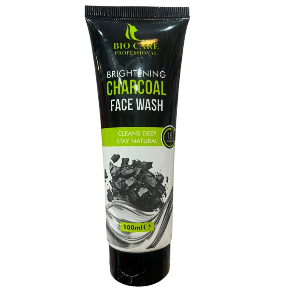 Bio Care Professional Brightening Charcoal Face Wash – Deep Cleansing & Clarifying Purifier (100ml)