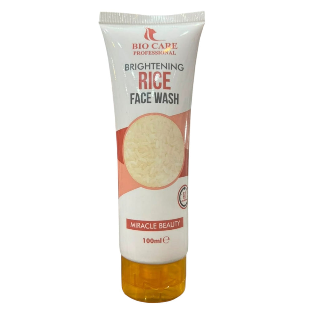 Bio Care Professional Brightening Rice Face Wash – Miracle Beauty Nourishing Cleanser (100ml)