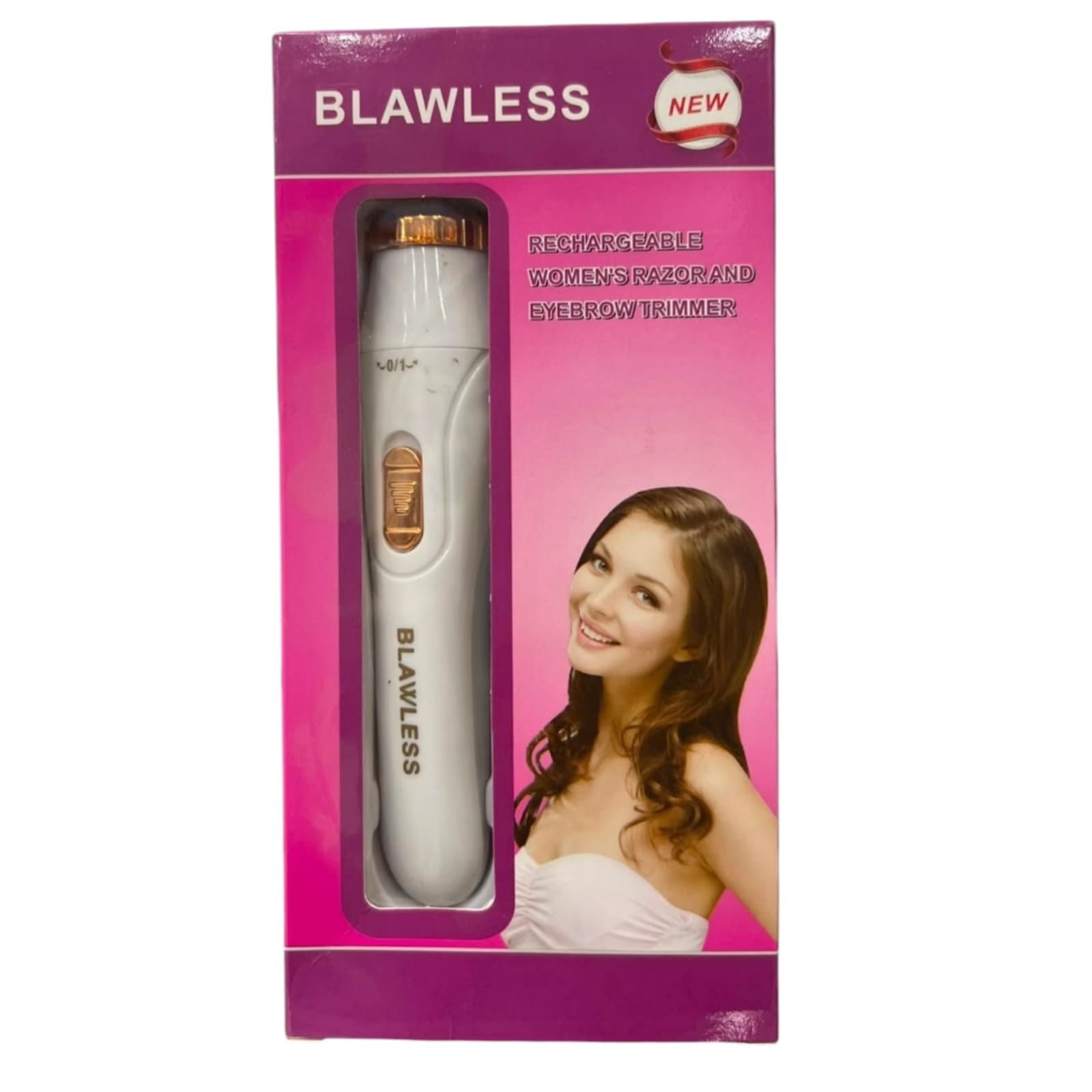 BLAWLESS 3-in-1 Rechargeable Women's Razor & Eyebrow Trimmer – Multi-Functional Electric Lady Shaver