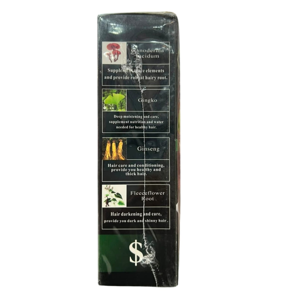 Welltno Professional 3-in-1 Ammonia-Free Hair Color Gel – Natural Black (250ml x 2)