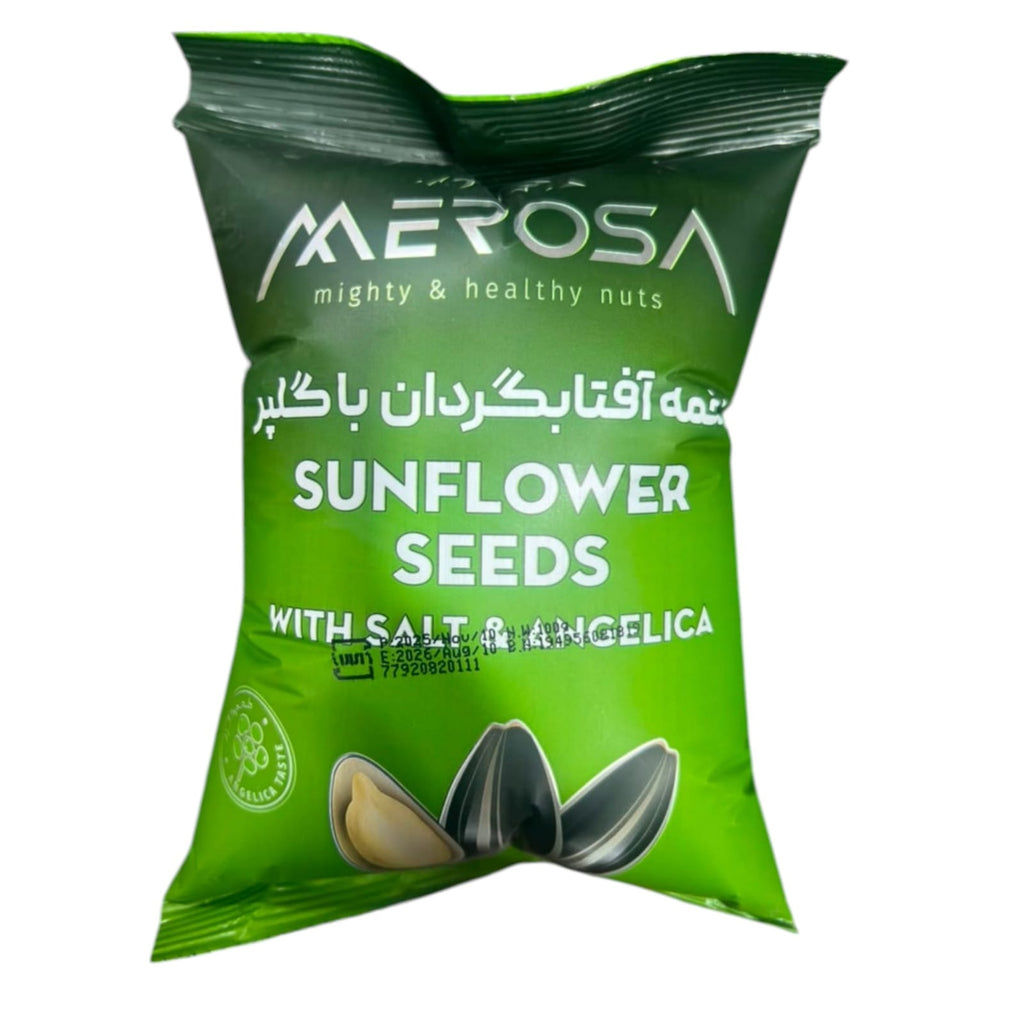 Merosa Roasted Sunflower Seeds with Salt & Angelica (Golpar) - 100g