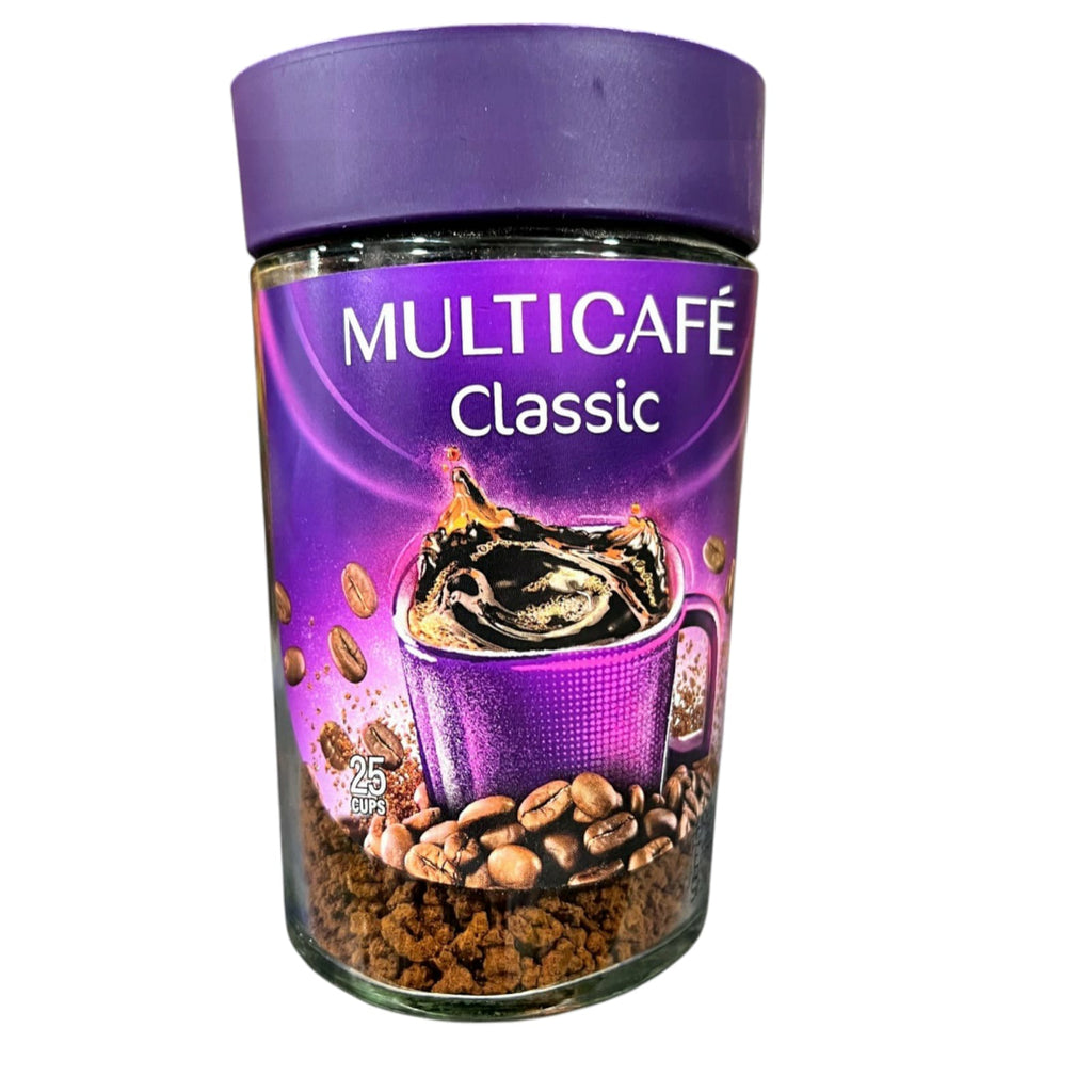 Morning Starter Bundle – 3-Pack : Shana Sour Cherry Jam (280g) + MultiCafé Classic Coffee (25 CUPS - 50 G) + Sun Tivan Strawberry Cream (400G)