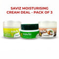 Saviz Moisturizing Hand & Face Soft Cream Bundle – Apple, Avocado, and Coconut creams