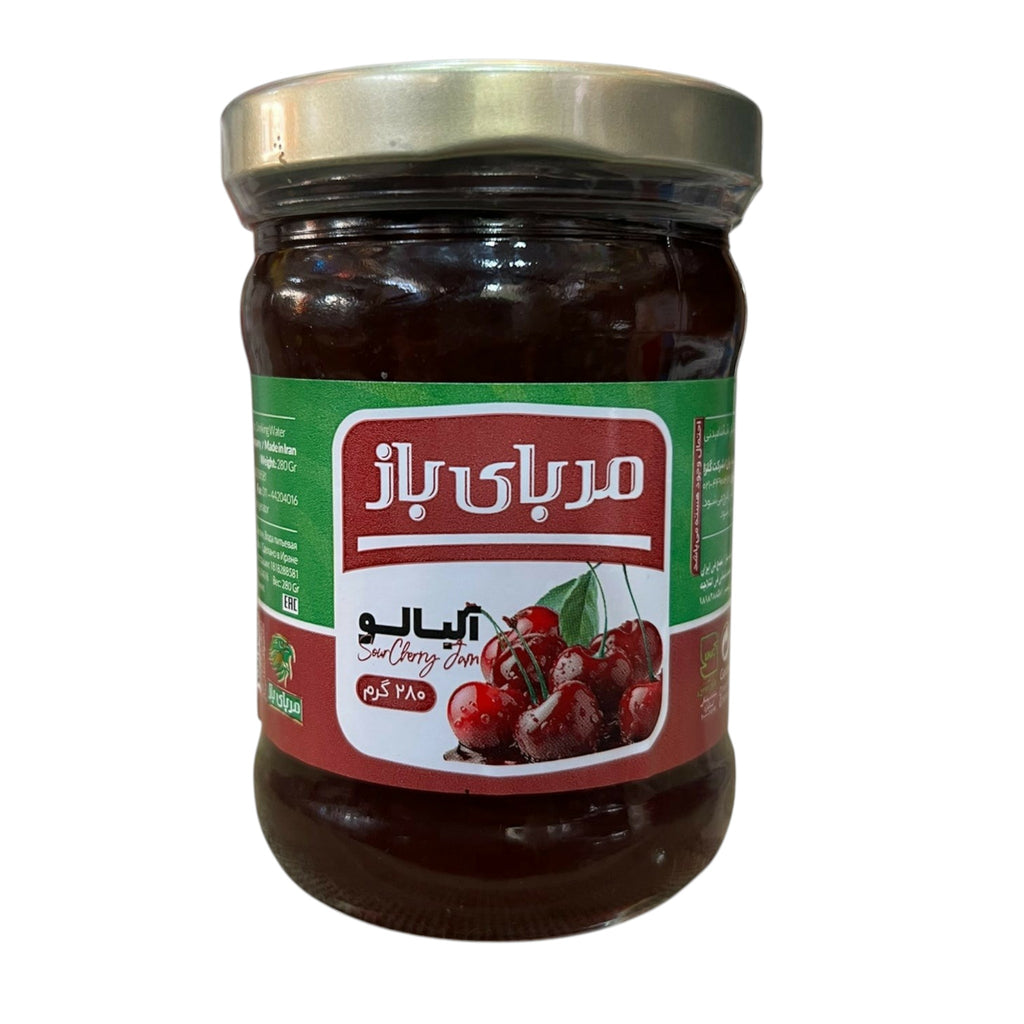 Marbai Baz Jam of high quality flavour of sour cherry (280 g)